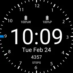 simple 24h phone watch battery