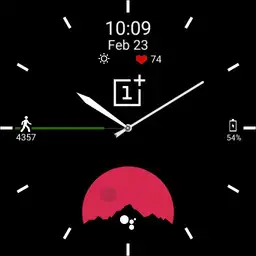 simple analog OnePlus