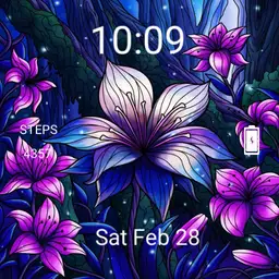 Purple flowers