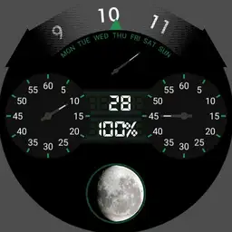 glow in the dark, chronograph