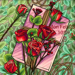 Valentine roses