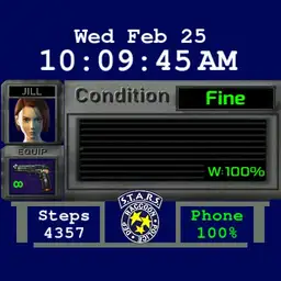 RE3 Menu Jill