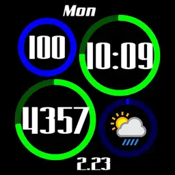 Quad Rings BG TicWatch