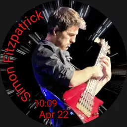 Simon Fitzpatrick Red Guitar