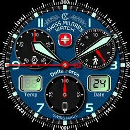 Delta Force Swiss blue color dim