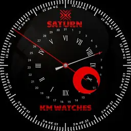 Saturn Spotlight with ring date