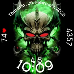 Skull Head Watch