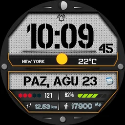 FS WM16 Digital Watch face