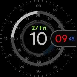 Pixel Watch concentric custom full aod