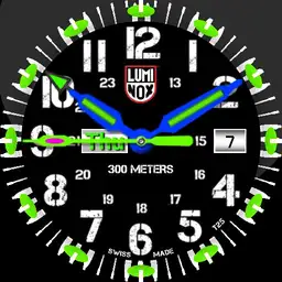luminox dive master carbon day date