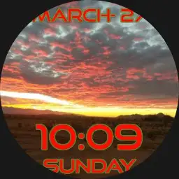 desert sunset
