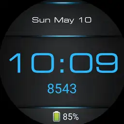 large clock and step