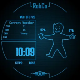 Pip Boy Round - Ucolor - Always On