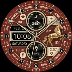 New Year Red Horse