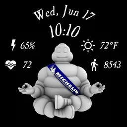Yoga with the Michelin Man