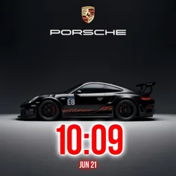 Cool Porsche Watch face