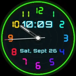 Neon Clock