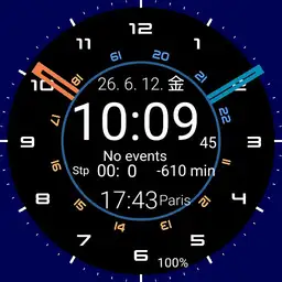The WC CAL/Big Time/Remain Time w stopwatch