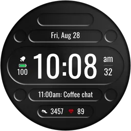 DADAM72: Digital Watch Face