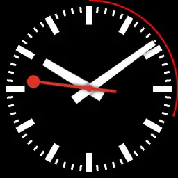 Mondaine Swiss Railway Black Date MPmod