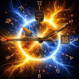 Chronox Blue Yellow Bulb Watch