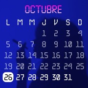 calendario azul