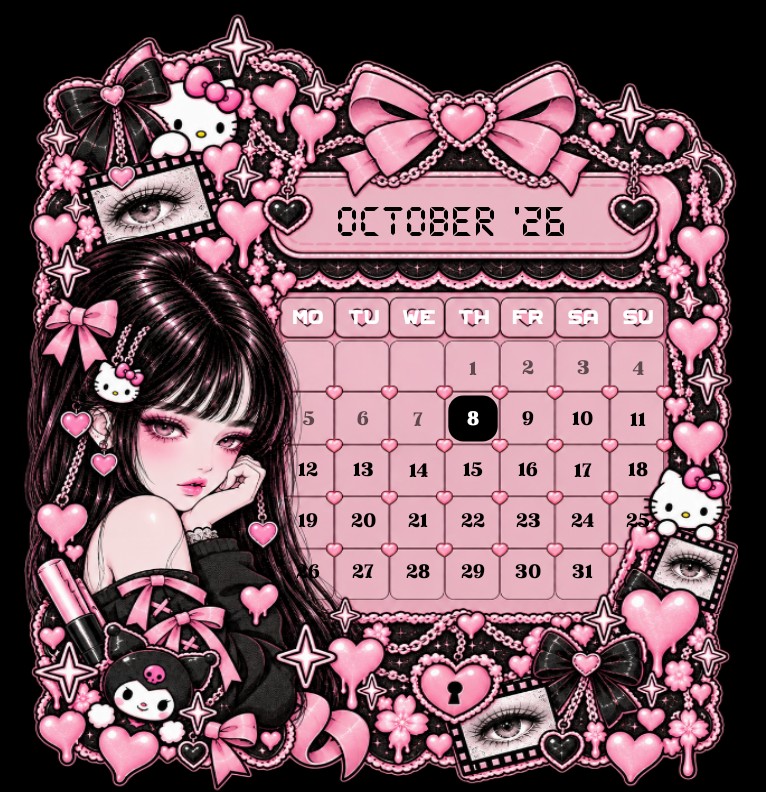 kitty girl calender v2
