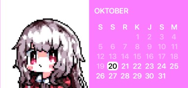 Chibi Pixel Calender