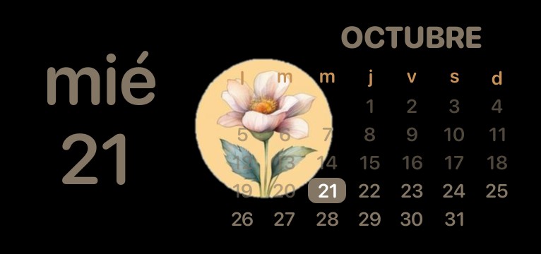 Flores Vintage Calendario  Copy