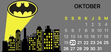 Batman Calendario