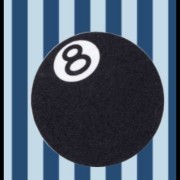 8 blue ball