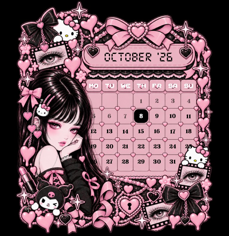 kitty girl calender v2.1