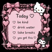 kitty girl small reminders
