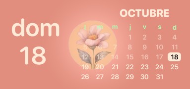 Flores Vintage Calendario