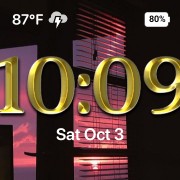 pink clock