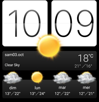HTC clock Sense 4.0 Copy