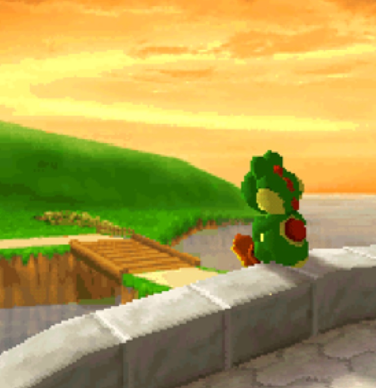 Yoshi chilling