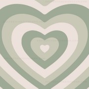 sage green heart