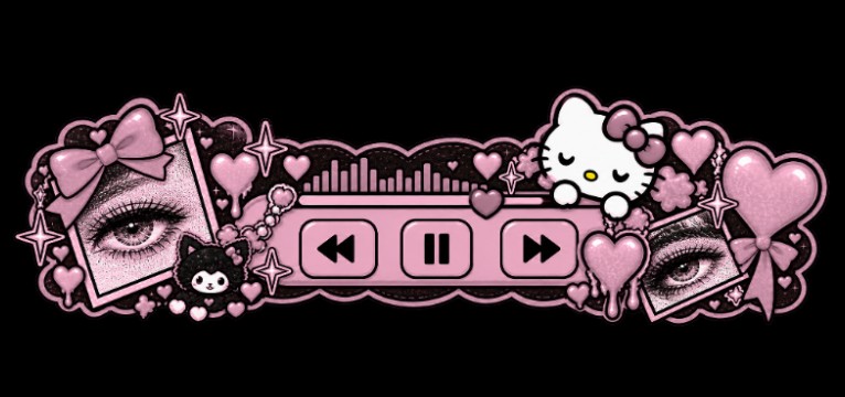 kitty girl music player