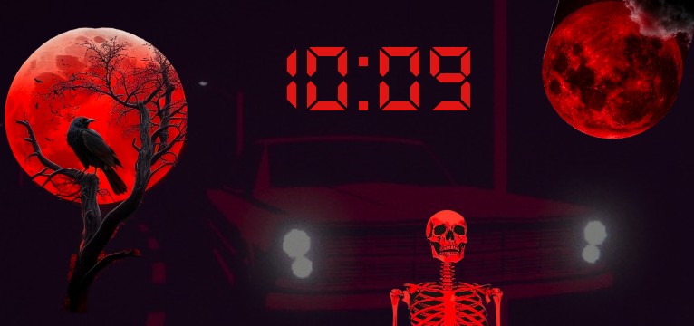 Car driving in the night time