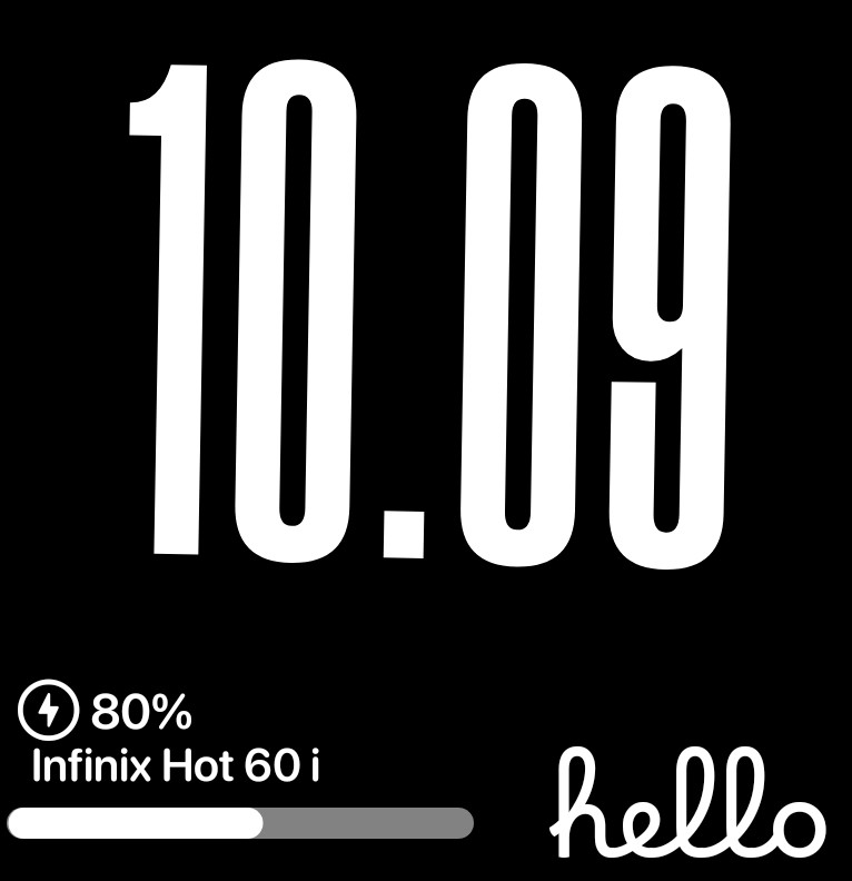 iPhone BIG Timer Widget · widgetopia