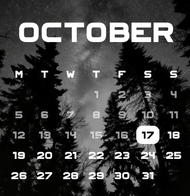 Dark Calender
