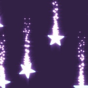 Stars falling gif Purple