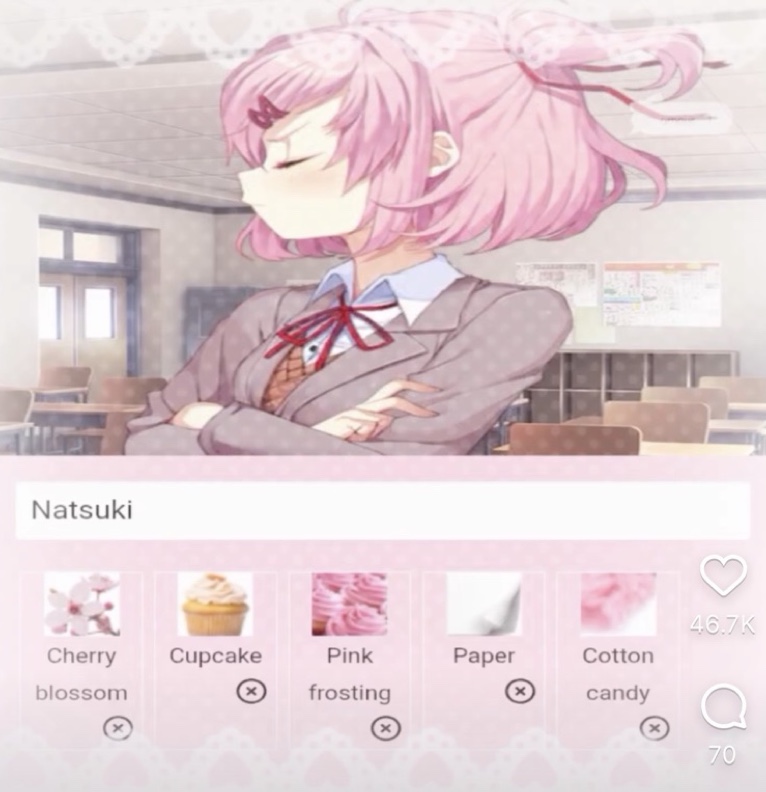 Natsuki cutecore widget!