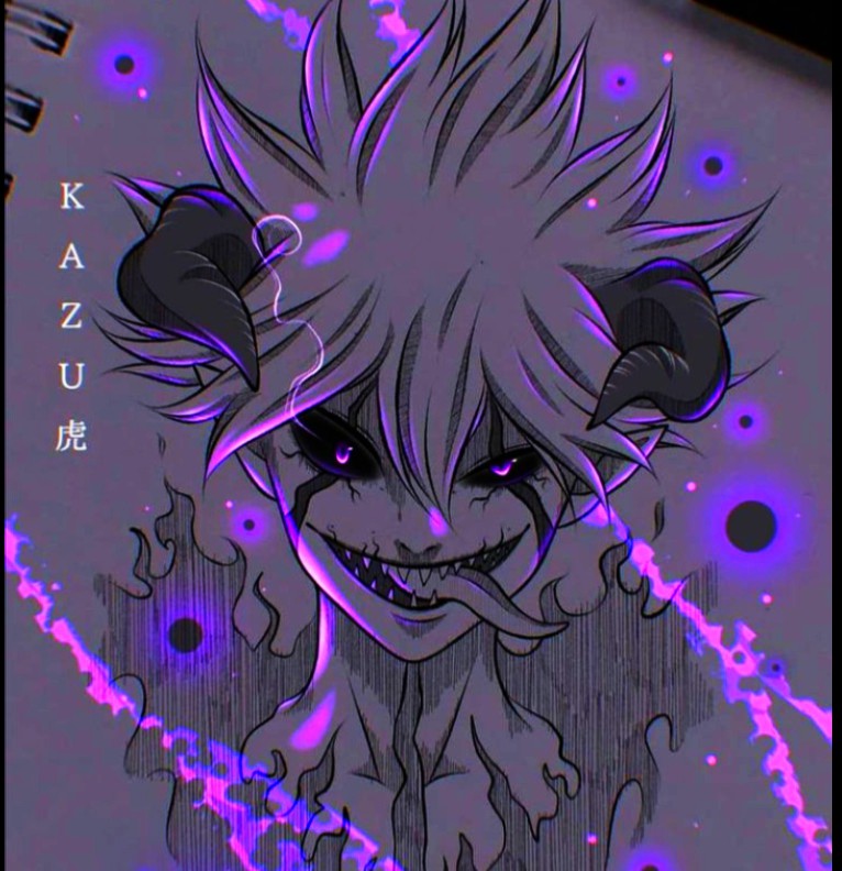 anime glow art