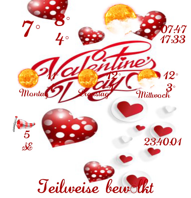 Wetter  Valentines Day 