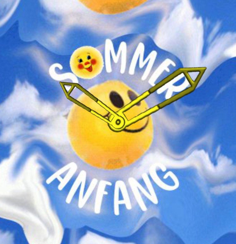 Clock Sommeranfang 