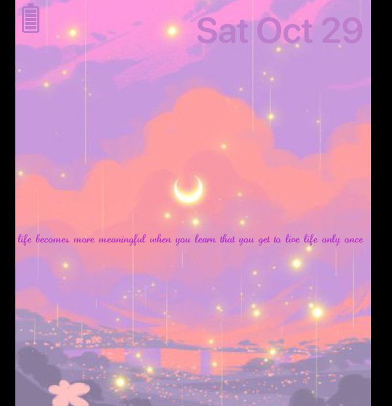 purple aesthetic inspiration quote 