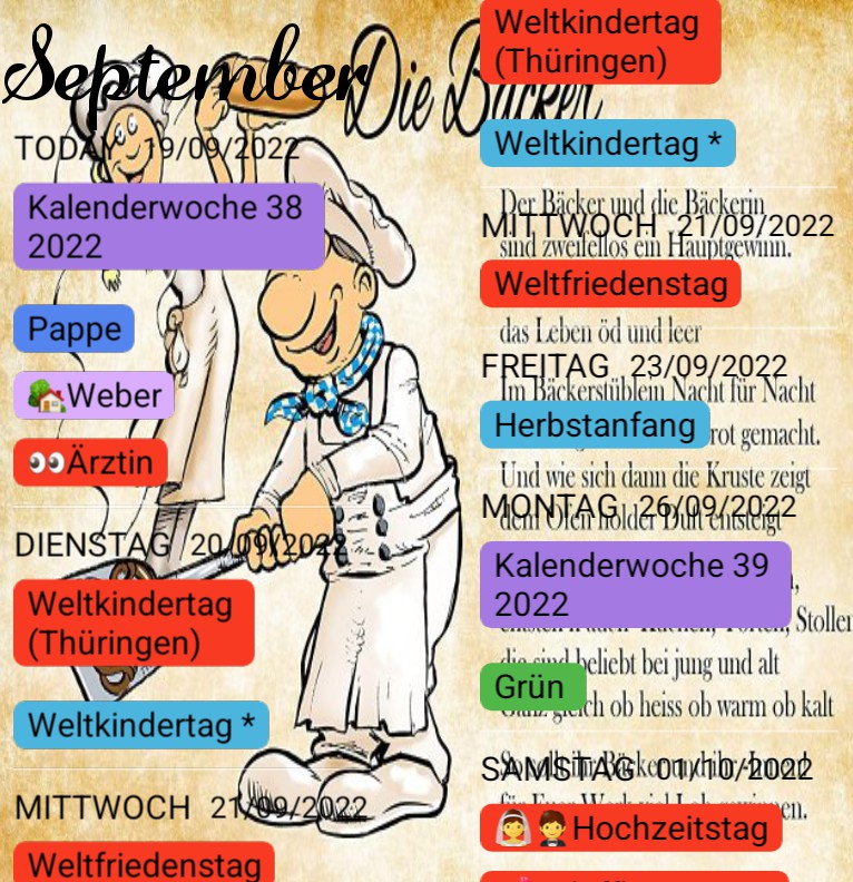 Termine Baecker  Voll