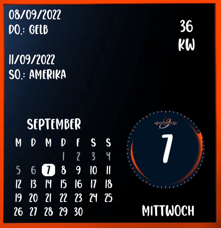 Kalender Samsung Z Flip Cover 